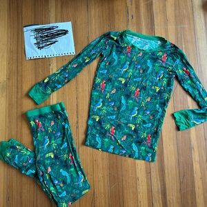 SOLD - Little sleepies birds of a feather 2 piece set 12/14